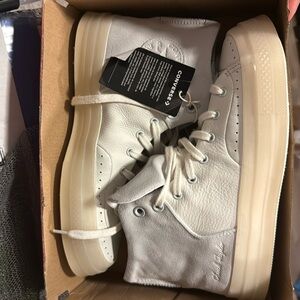 White High-Top Sneakers